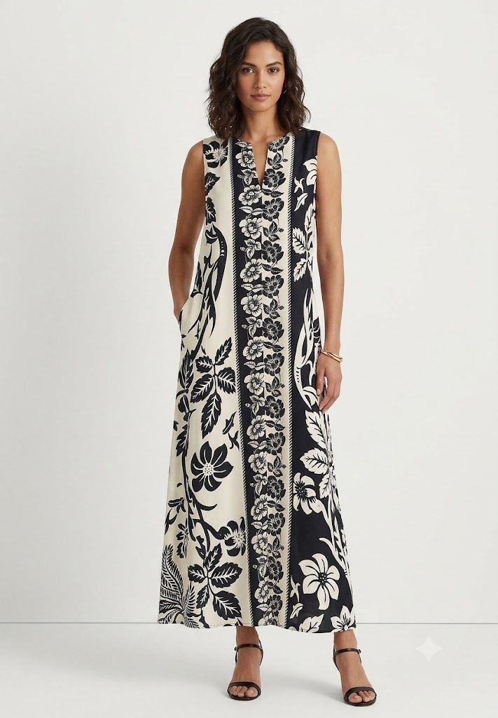 Graphic Botanics Dress